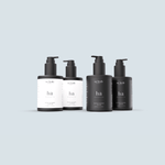 Hā Cleanse & Hydrate Duo on blue background