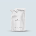 Dry Oil Refills on blue background