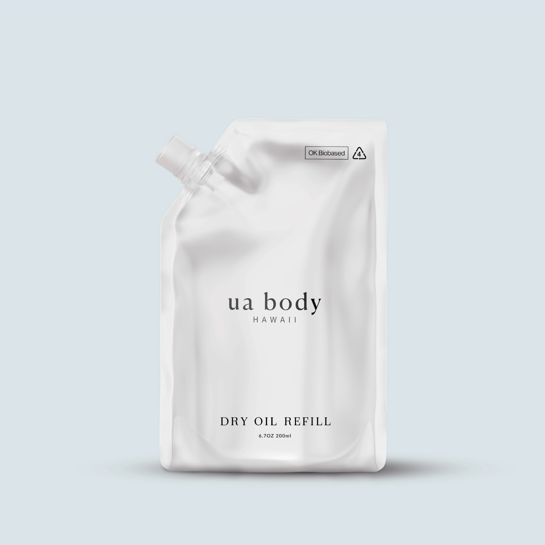 Dry Oil Refills on blue background